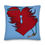 Thumbnail: Key to the Heart Premium Pillow Blue