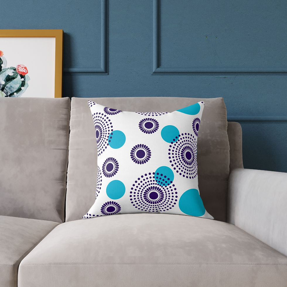 Thumbnail: Trendy Decorative Pillow, Modern Home Decor, Colorful Throw Cushion, Room Accent