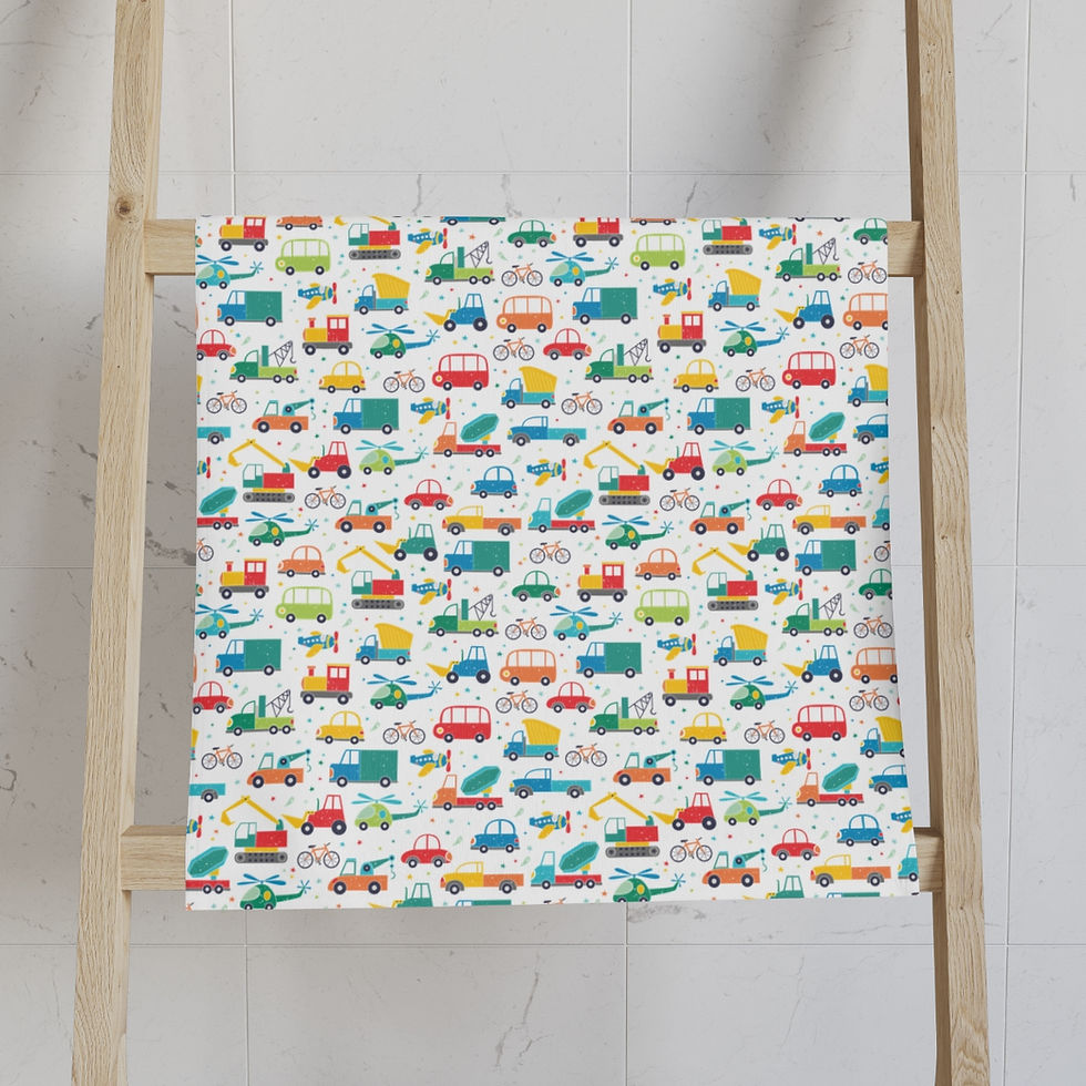 Thumbnail: Kids Cars Hand Towel