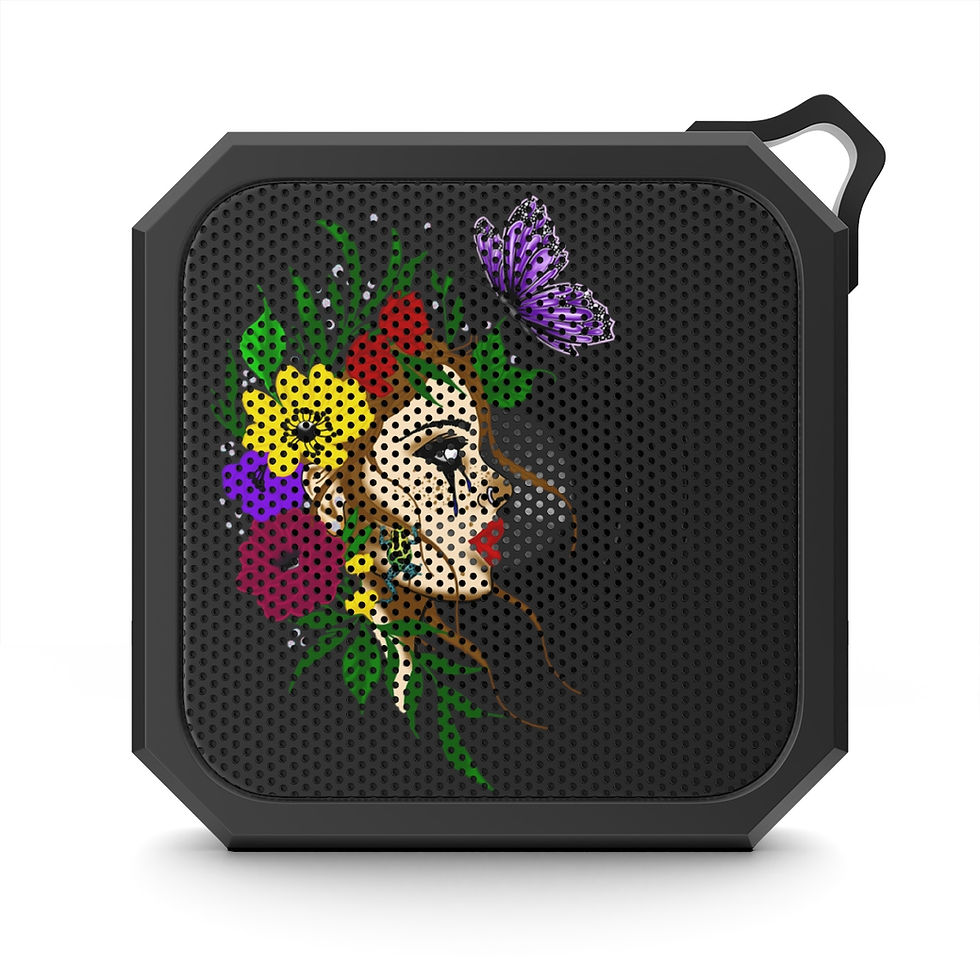 Lady with the Butterfly Blackwater Outdoor Bluetooth Speaker