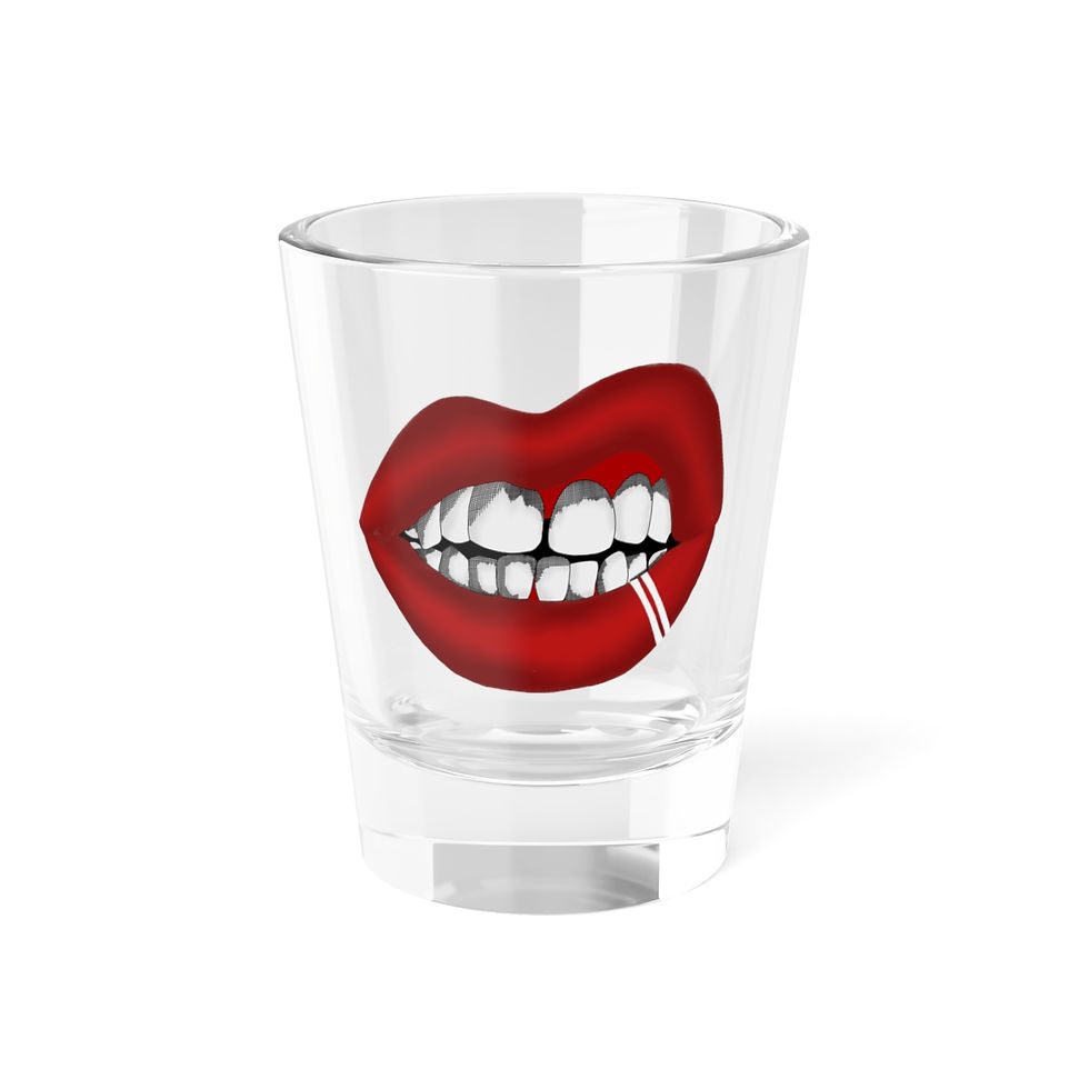 Big Lips Shot Glass