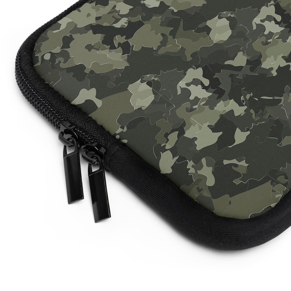 Thumbnail: Stylish Camouflage Laptop Sleeve, Custom Case for Students & Professionals