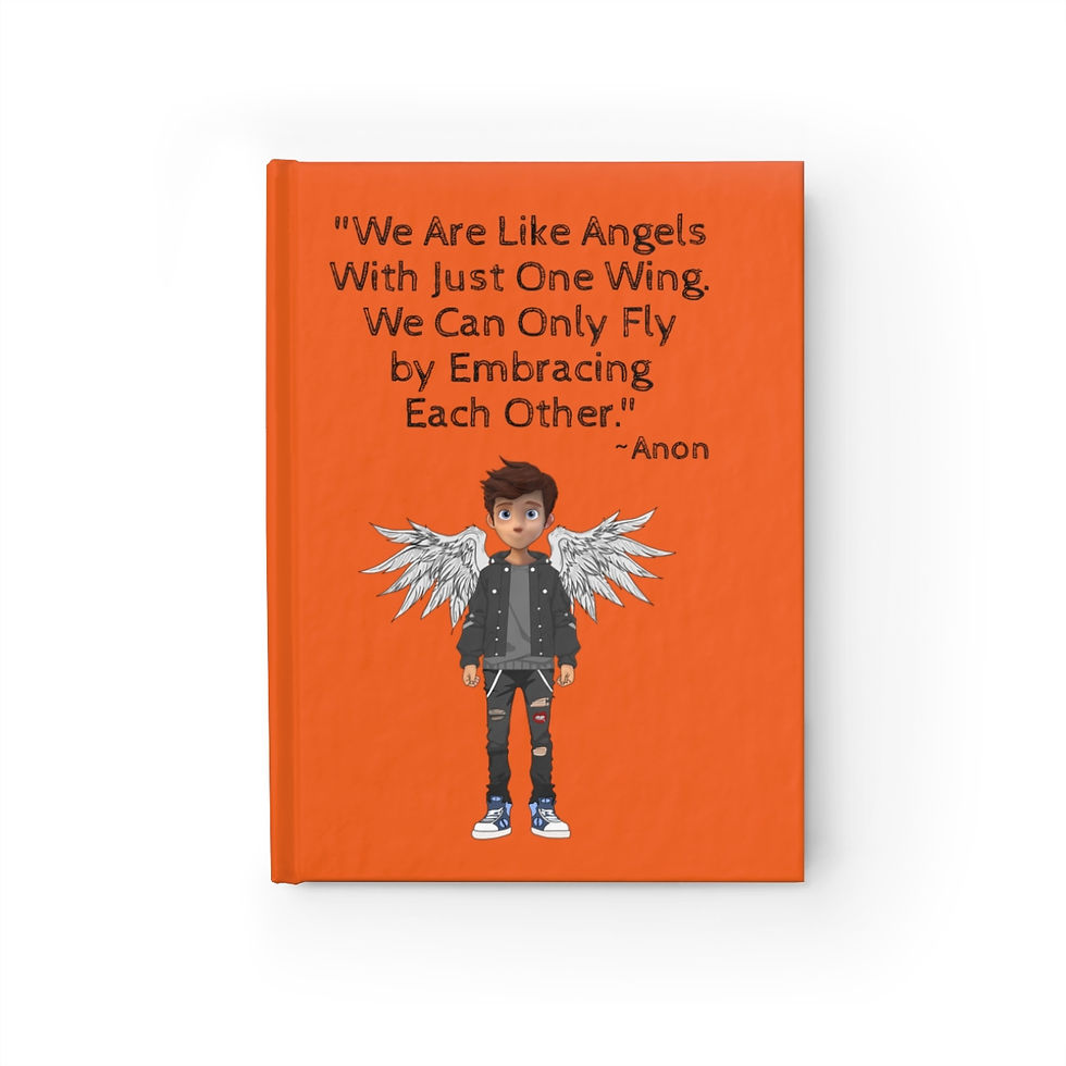 Human Angel Journal Orange