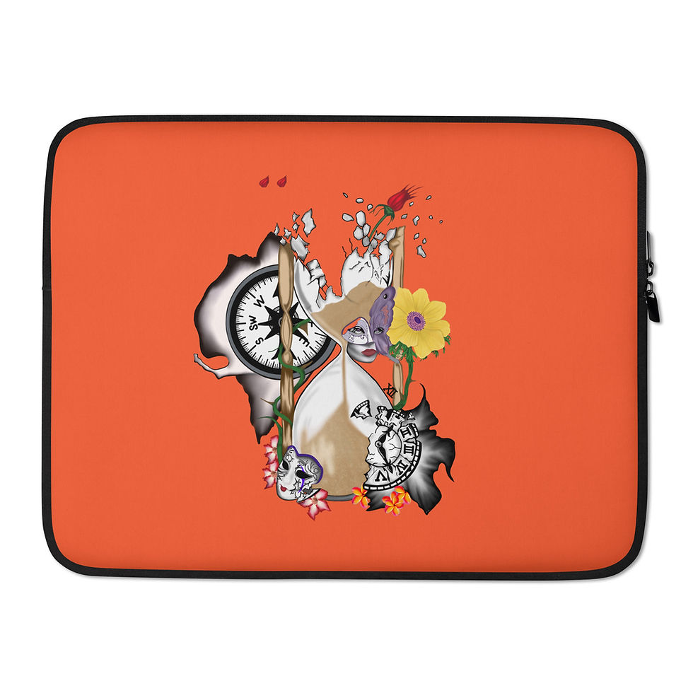 Thumbnail: Time and Life Laptop Sleeve Orange