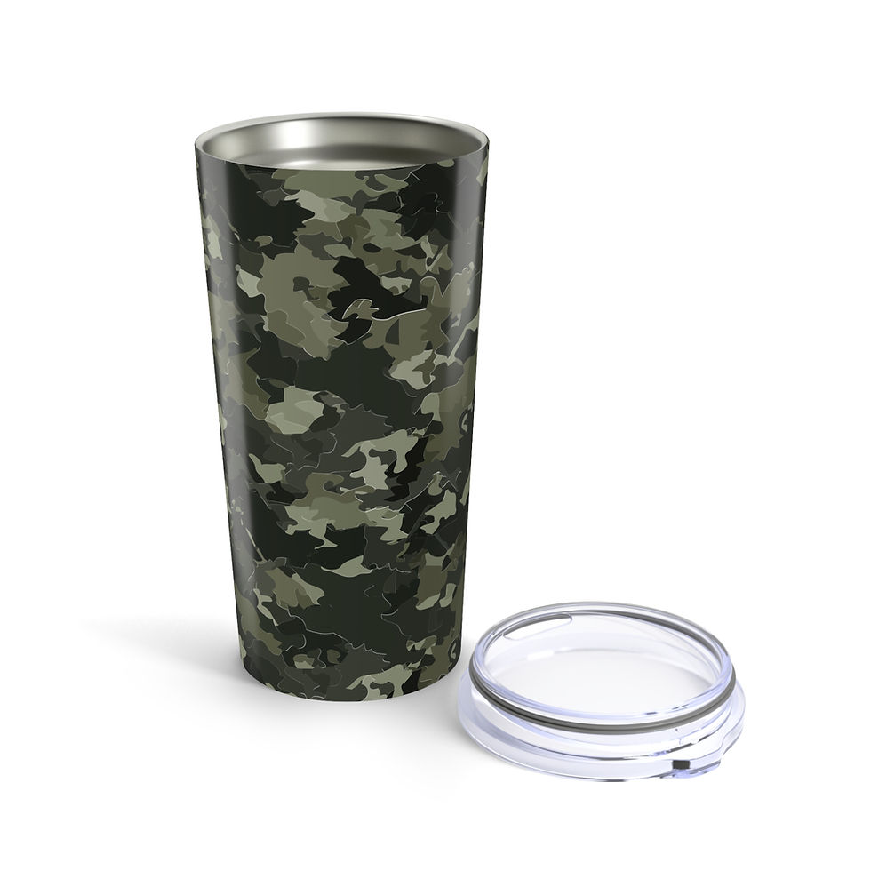 Thumbnail: Stylish Camouflage Tumbler for Daily Hydration, Military-Inspired Travel Mug