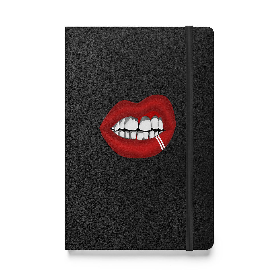 Thumbnail: Big Lips Hardcover Notebook