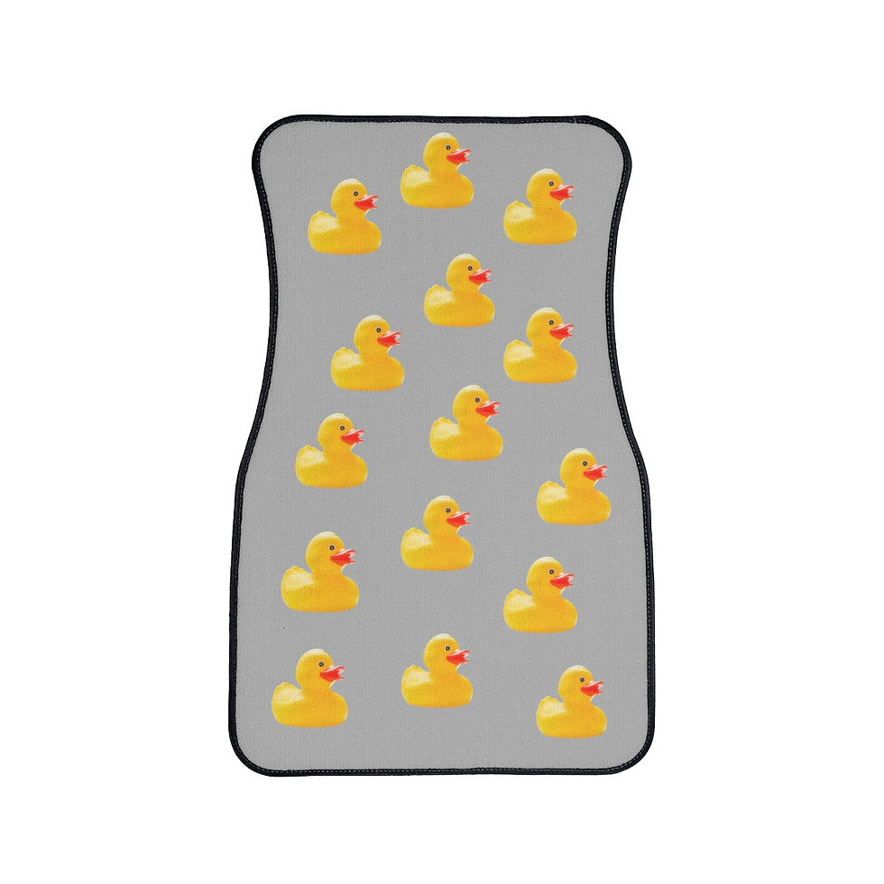 Gray Ducky Car Floor Mats, 1pc