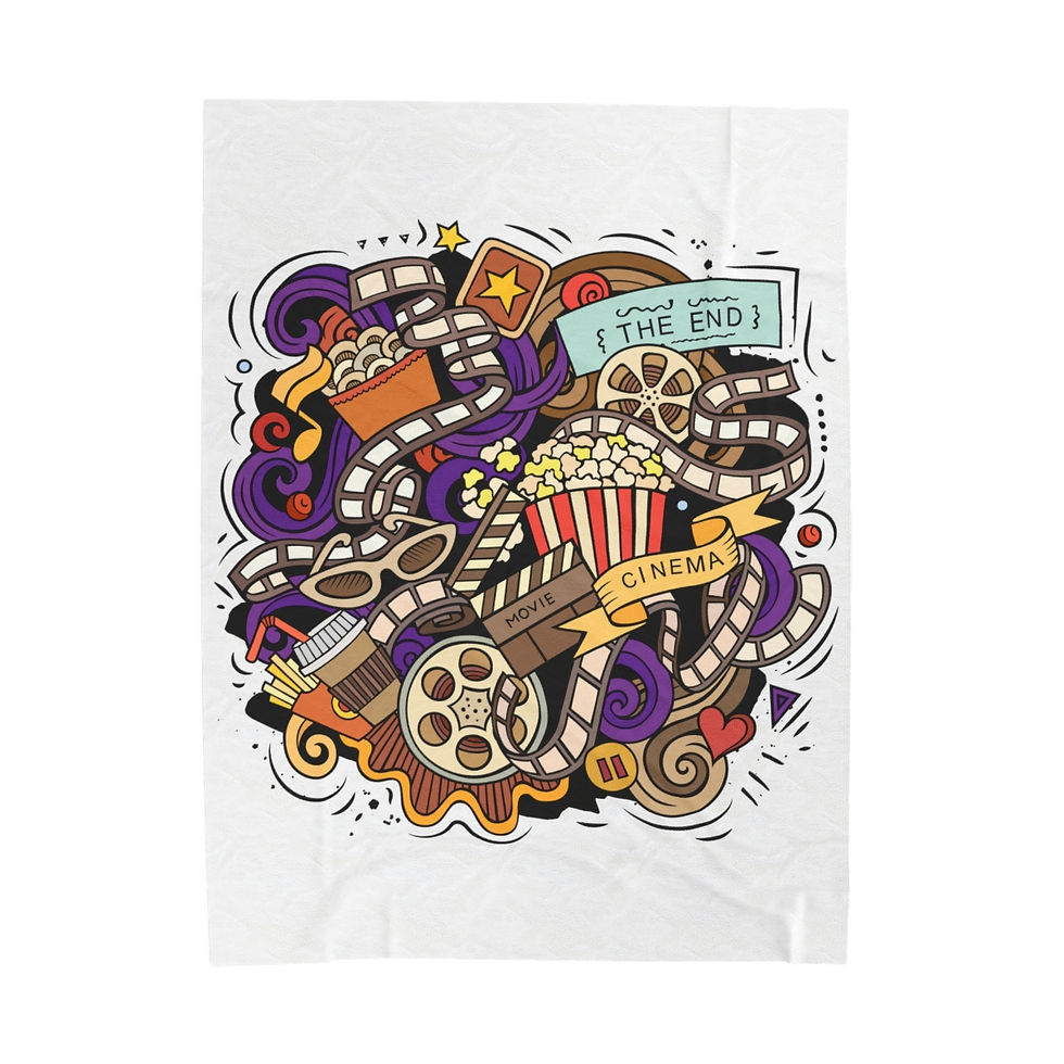 Movie Films Velveteen Plush Blanket