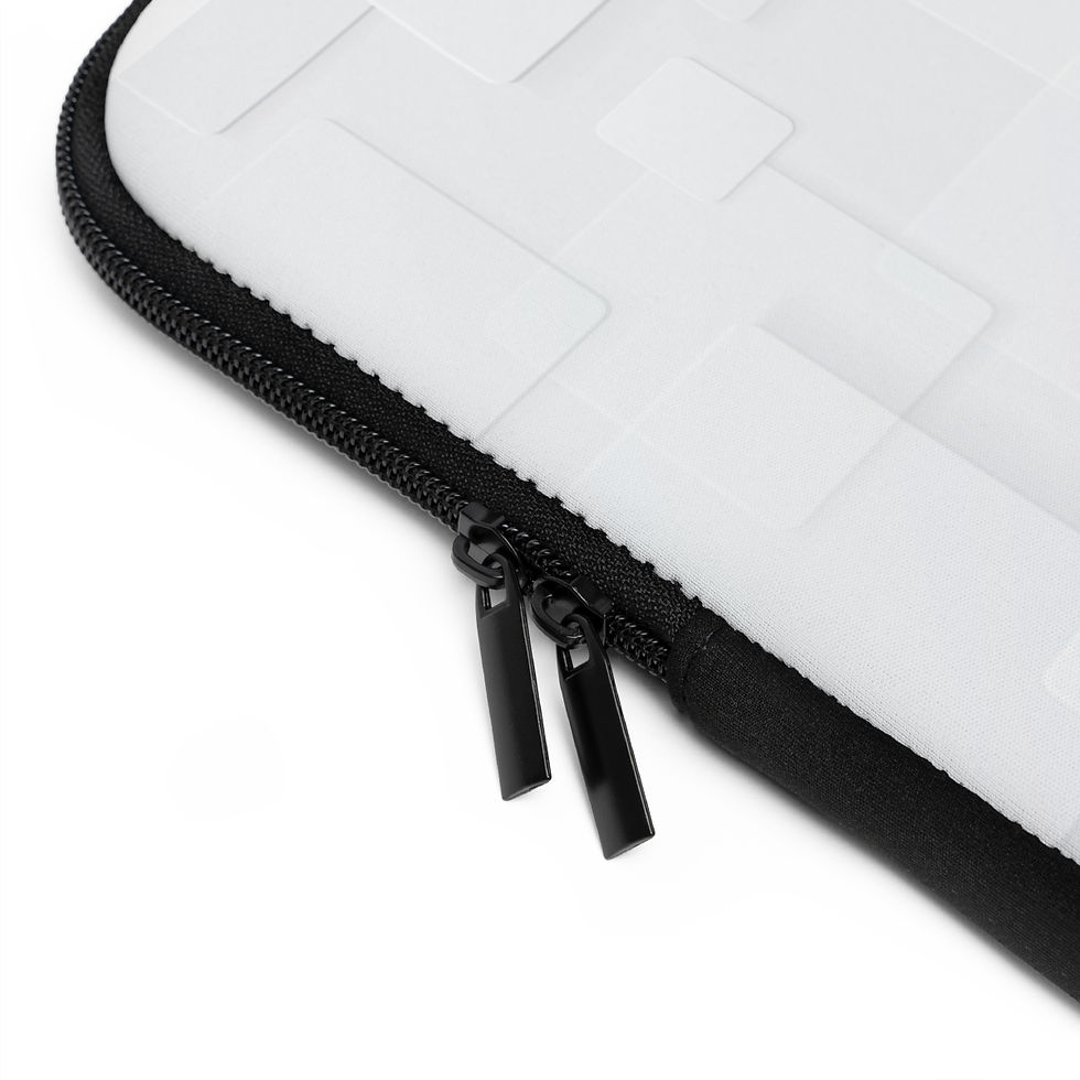 Thumbnail: White Squares Laptop Sleeve