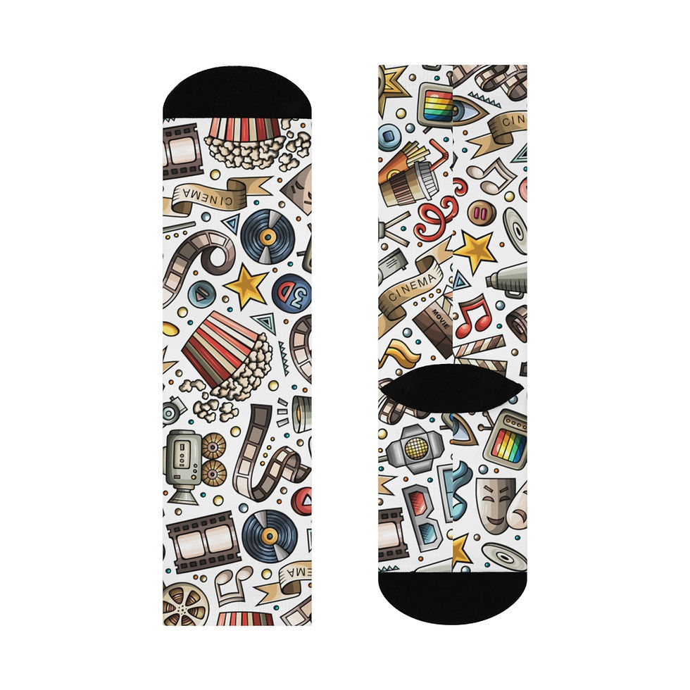 Thumbnail: Movies Cushioned Crew Socks