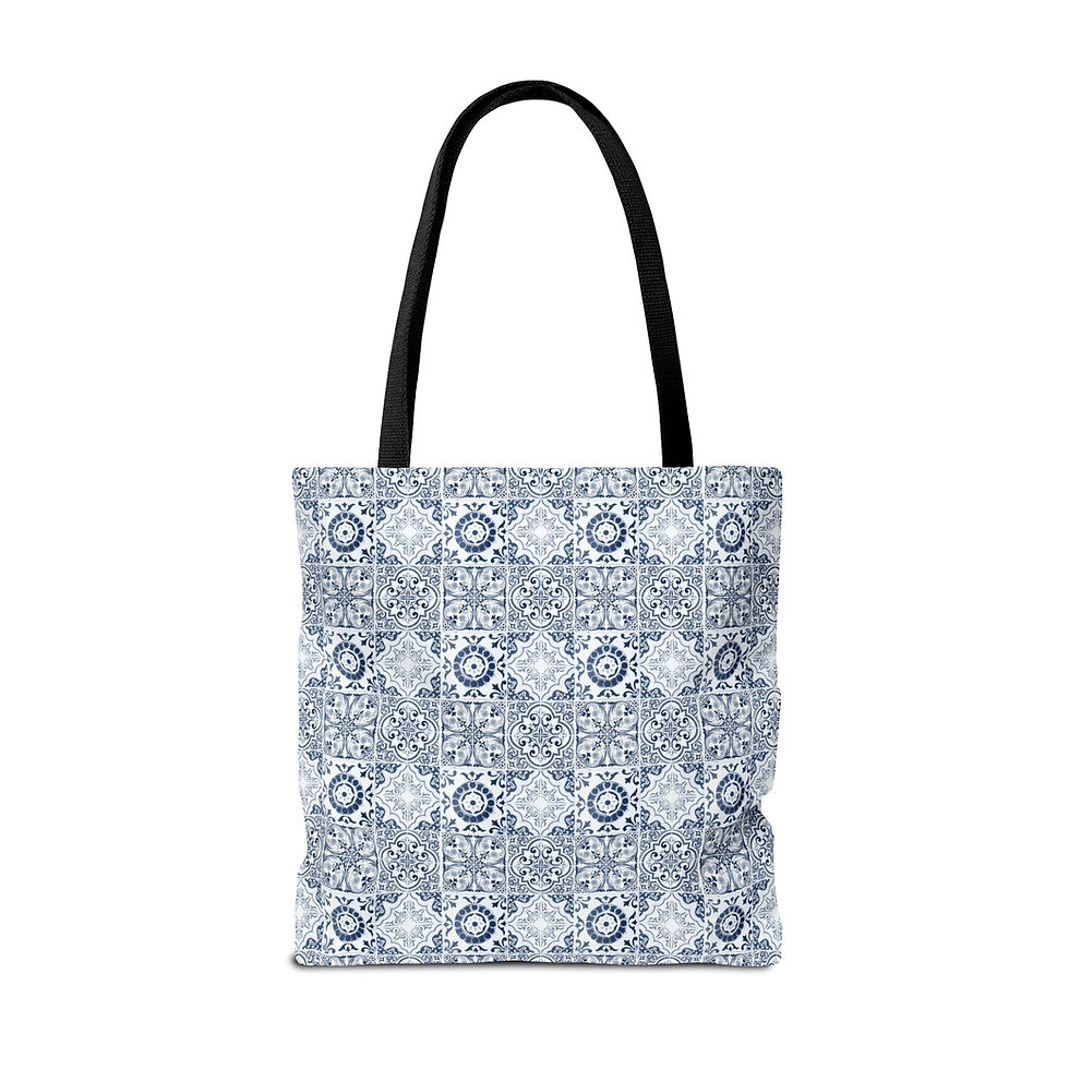 Thumbnail: Elegant Floral Tote Bag, Stylish Carry-All, Perfect for Shopping, Beach, Gifts
