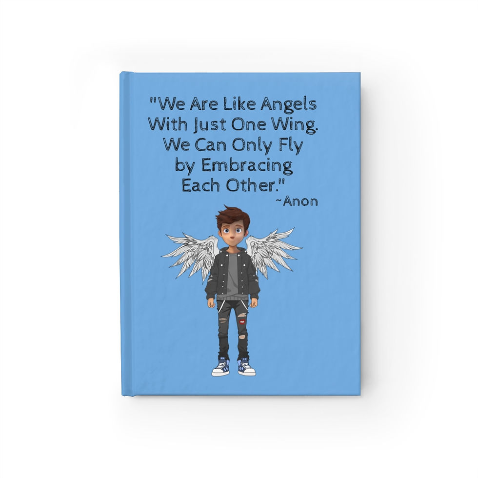 Human Angel Journal Blue