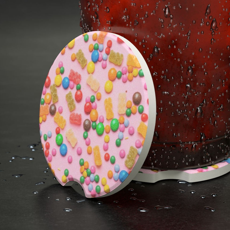 Thumbnail: Candy Soapstone Car Coaster