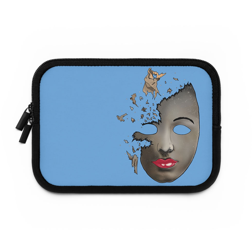 Artistic Laptop Sleeve - Unique Design for Creative Souls, Perfect for Students