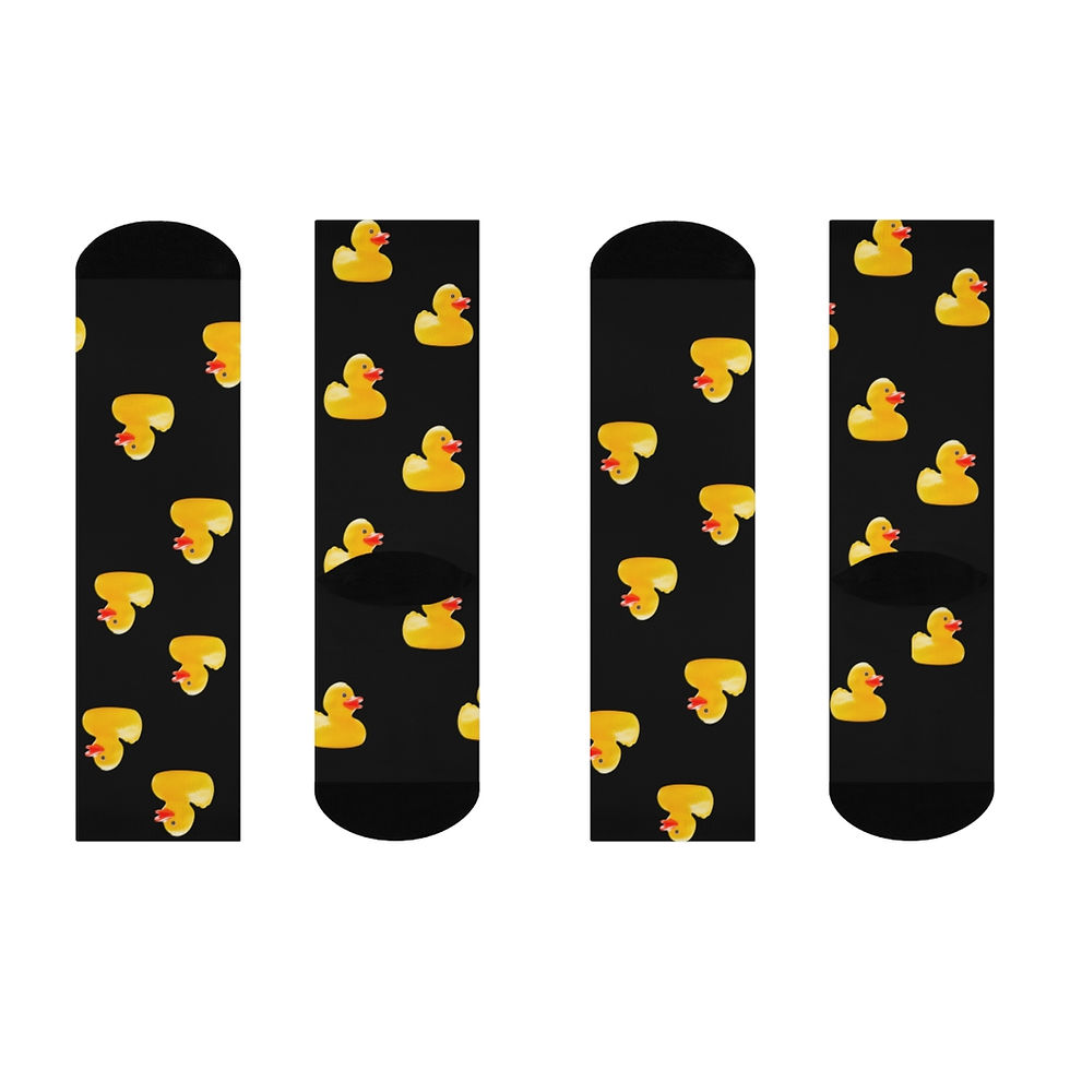Thumbnail: Black Duck Cushioned Crew Socks