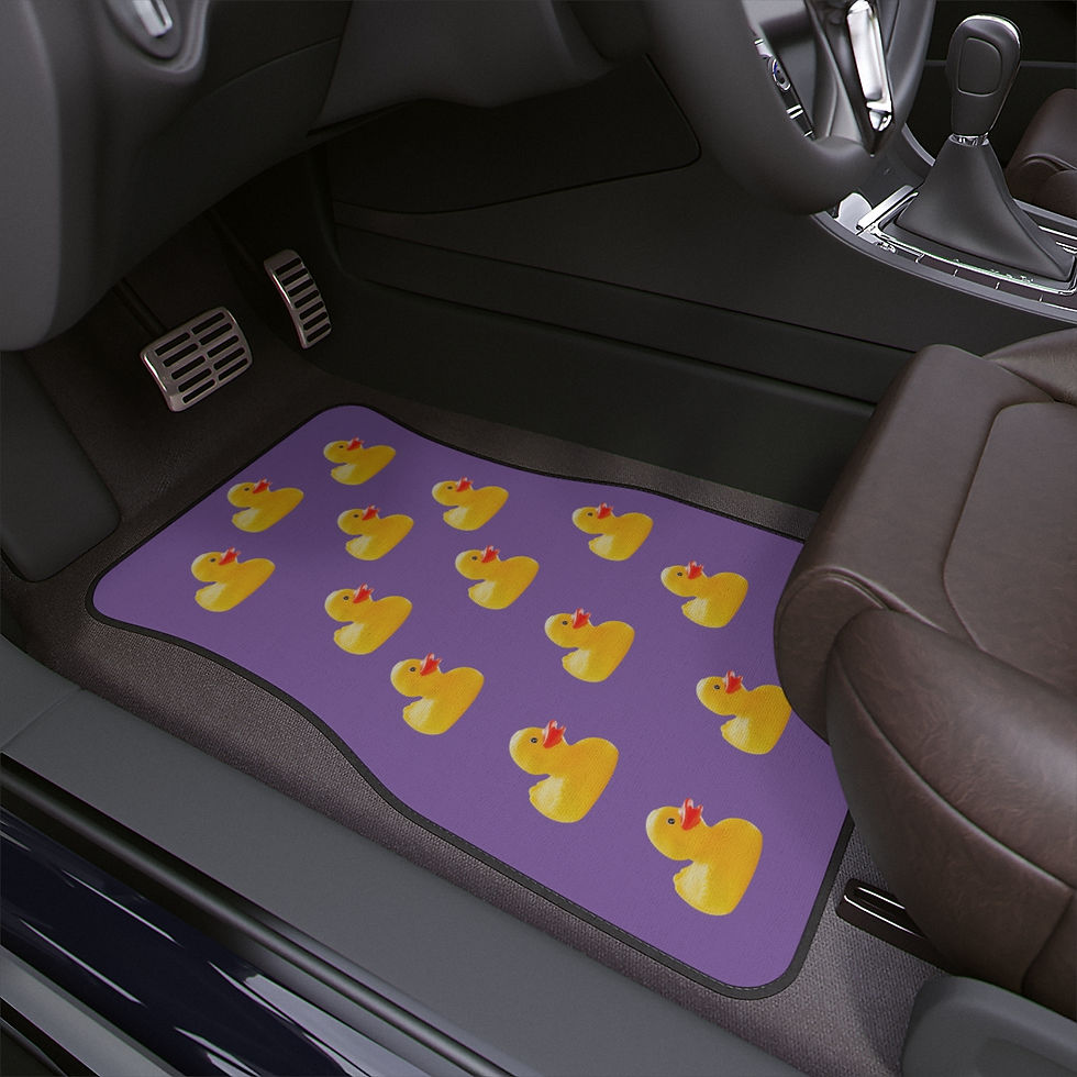 Thumbnail: Purple Ducky Car Floor Mats, 1pc
