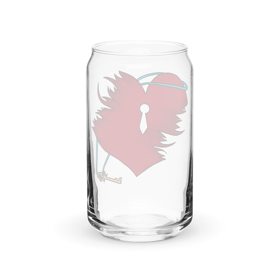 Thumbnail: Key to the Heart Can-Shaped Glass