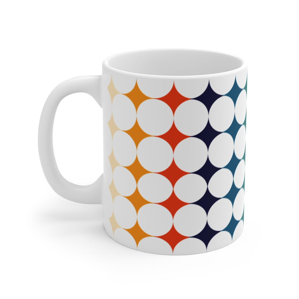 Multi-Color Stars Mug 11oz