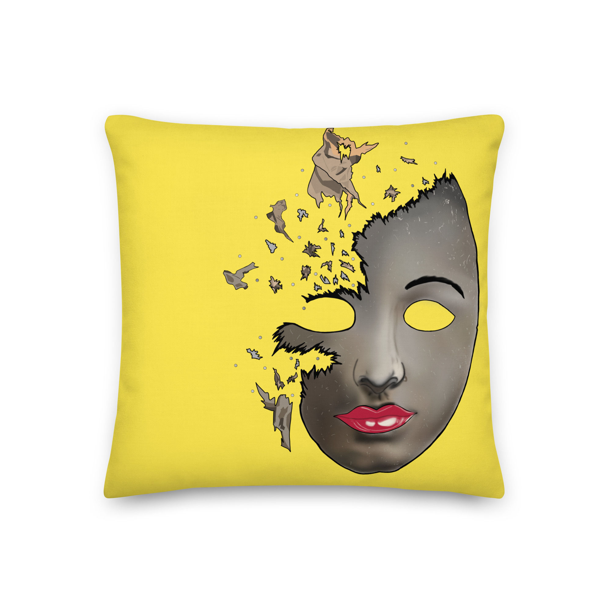 Breaking Down the Mask Pillow Yellow