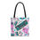 Thumbnail: Trendy Retro Tote Bag, Music Lover Gift, Hipster Shoulder Bag, Boombox Design
