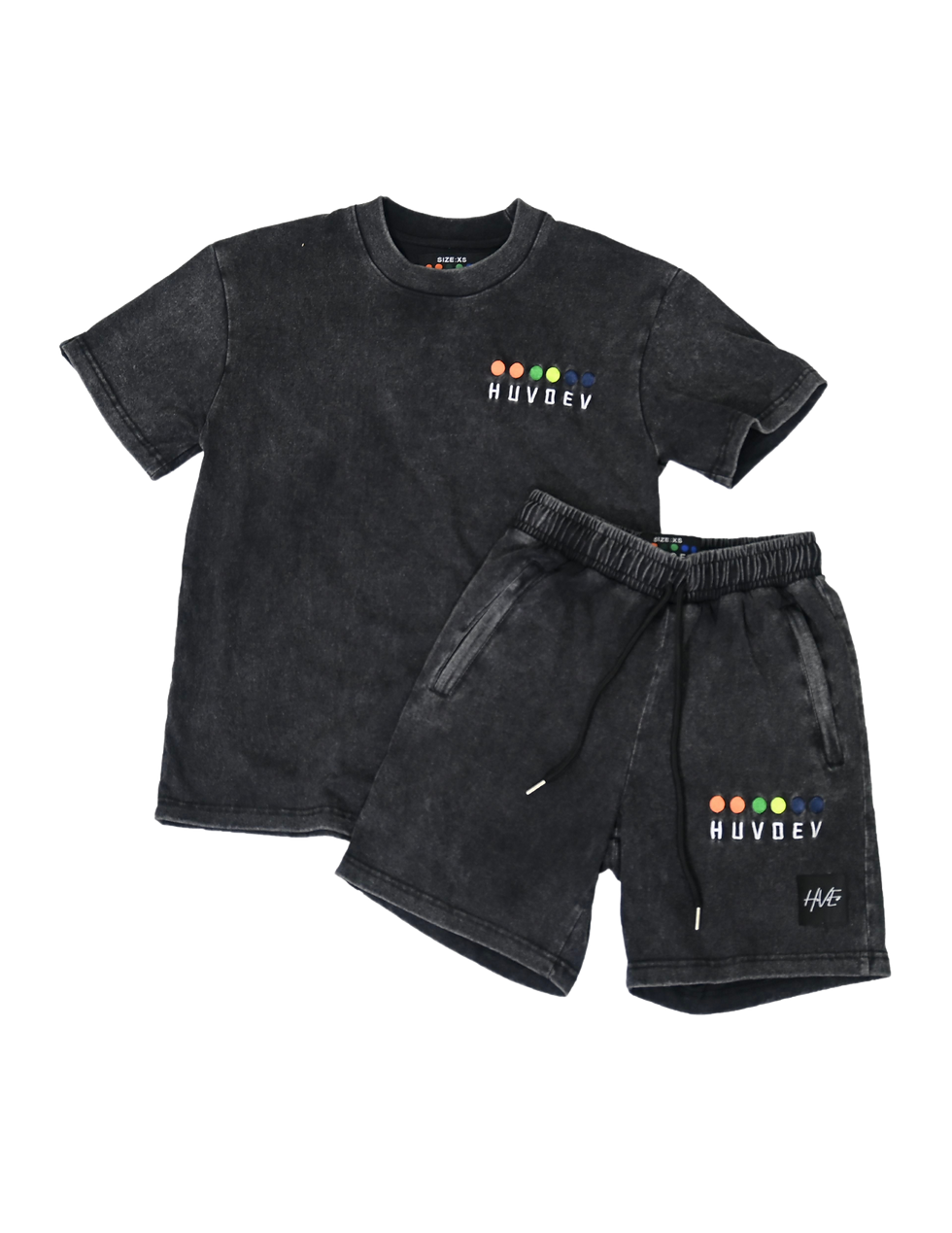 【NONCODE】Paet Vintage Washing Jacket + Washing Shorts Set Vintage wash Short Set | HuVoEv