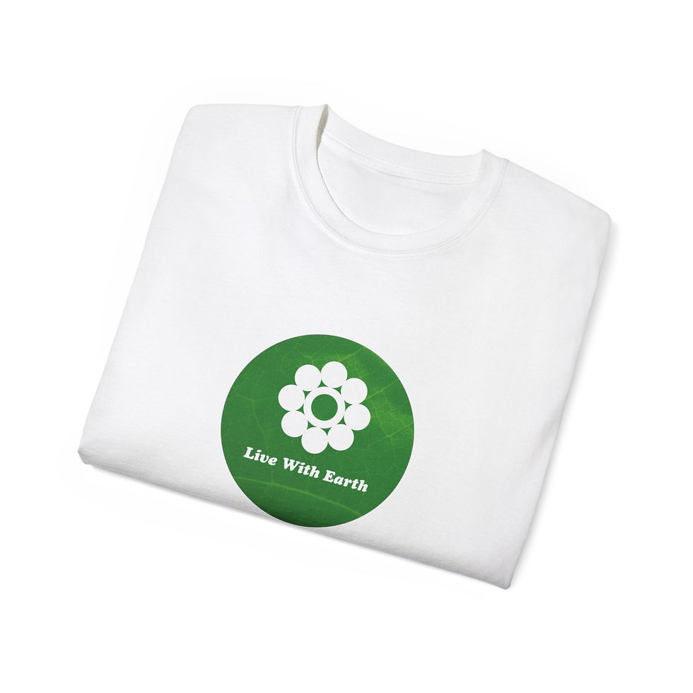 Miniatura: Live With Earth Organisation - Unisex Ultra Cotton Tee Green Logo