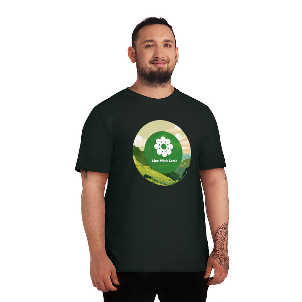Thumbnail: Live With Earth : Nature Collection Men T-shirt