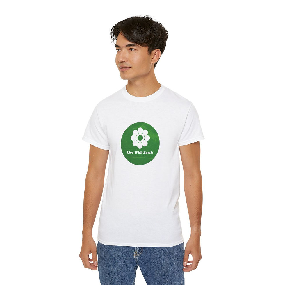 Miniatura: Live With Earth Organisation - Unisex Ultra Cotton Tee Green Logo