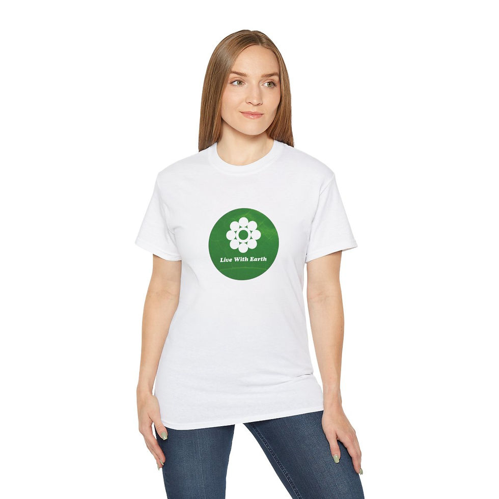 Miniatura: Live With Earth Organisation - Unisex Ultra Cotton Tee Green Logo