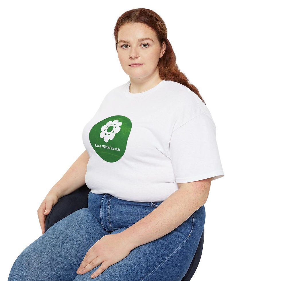 Miniatura: Live With Earth Organisation - Unisex Ultra Cotton Tee Green Logo