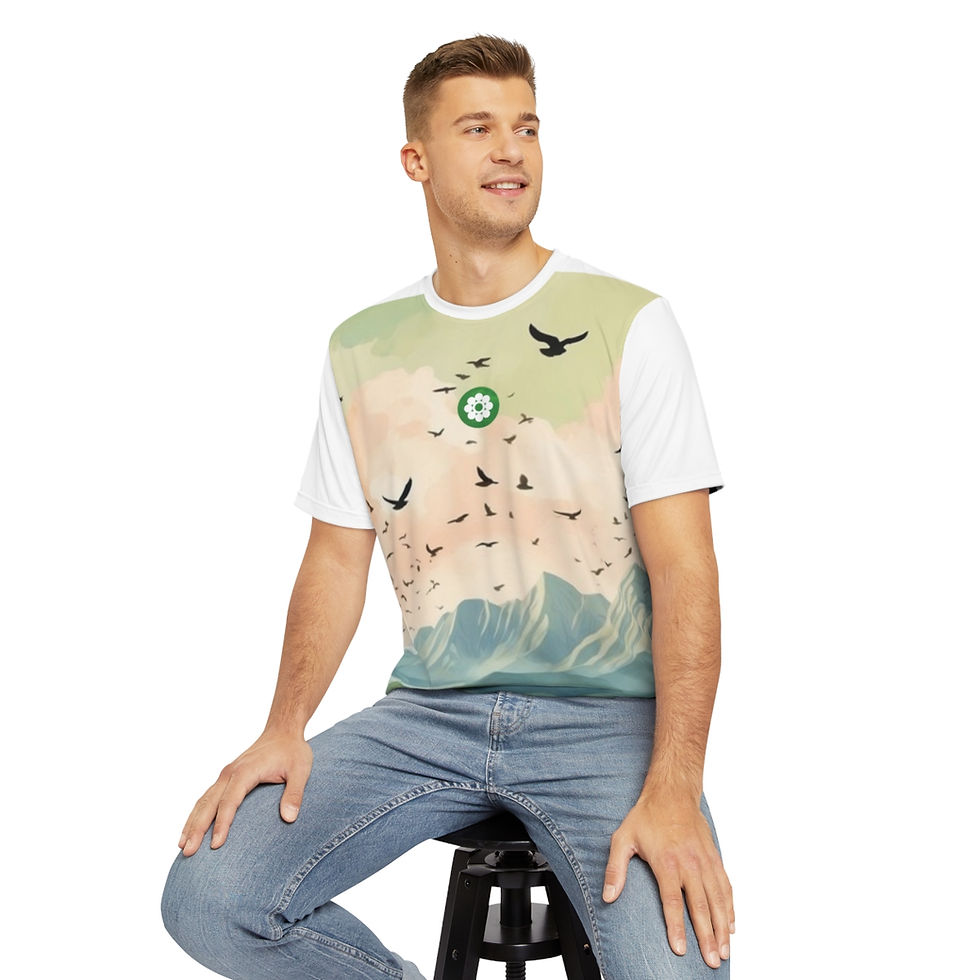 Thumbnail: Live With Earth : Nature Collection Men T-shirt