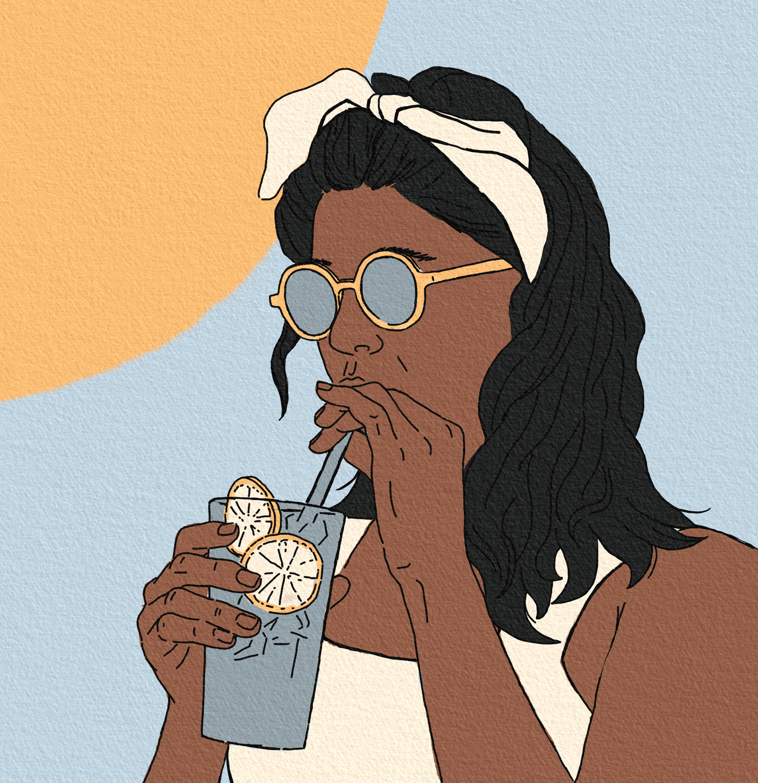Thirsty Illustration