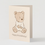 الصورة المصغرة: first birthday bear card