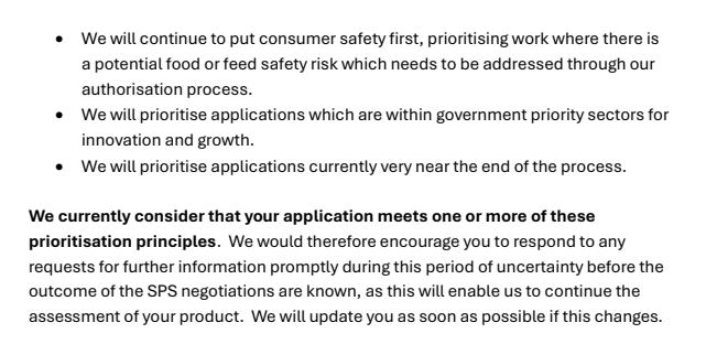 The reasons why I have recieved this update