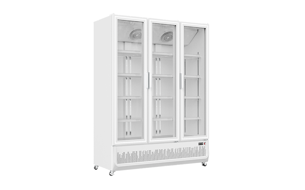 Thumbnail: BCV-GA-1200 Bottle cooler vertical display cases with ambient light