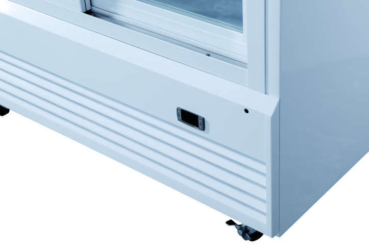Thumbnail: TSM-40SR Black Sliding Glass Door Merchandiser Refrigerator with LED Lighting