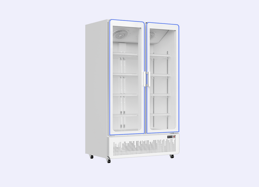 Thumbnail: BCV-VA-1300  Bottle cooler vertical display cases with ambient light