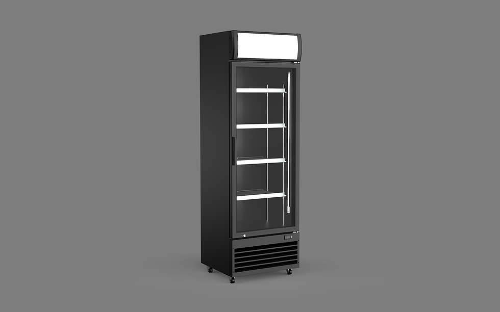 Thumbnail: SBC-430TL Glass Door Reach-In Commercial Freezer