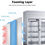 Thumbnail: D55AR-GS2 55" Glass Door Stainless Steel Reach-In Commercial Refrigerator