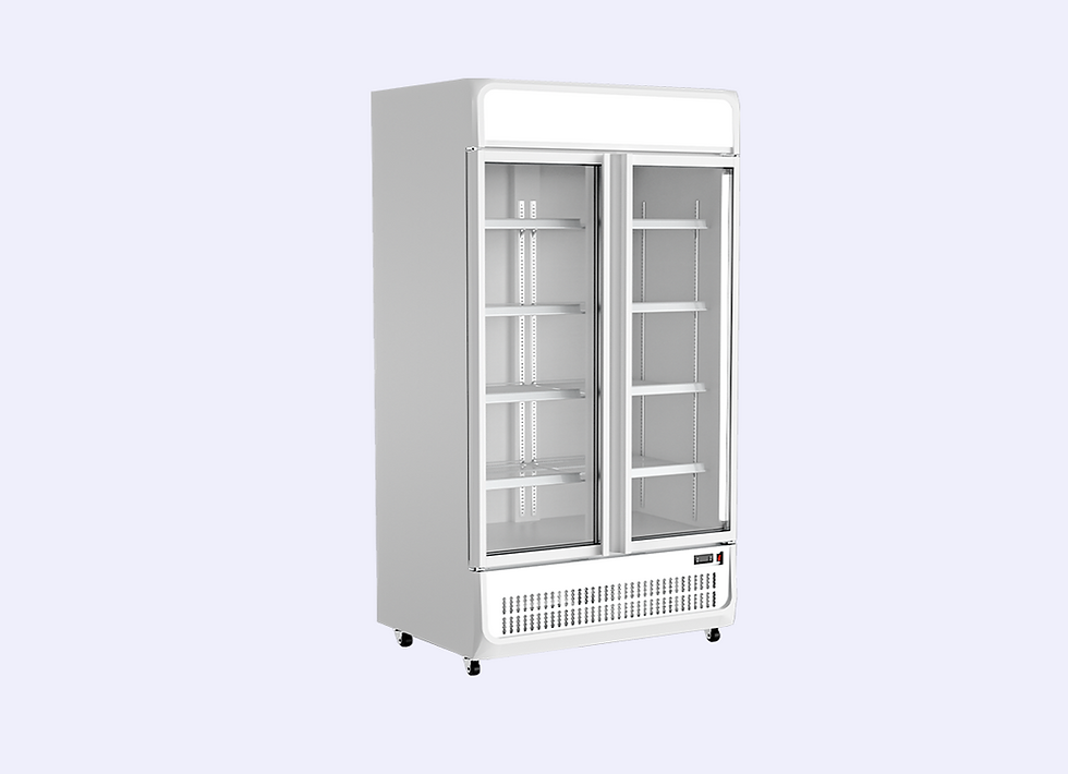 Thumbnail: BCV-NL-1100 Bottle cooler vertical display cases with light box