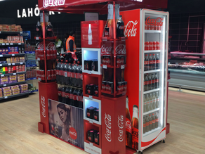 Commercial Refrigerated Display Casewith Rear Air Ventilation