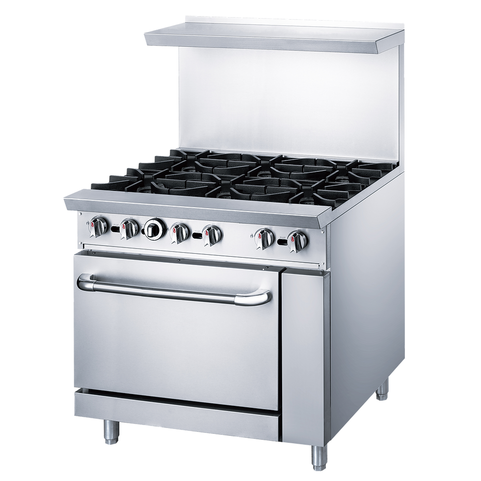 Thumbnail: Gas Range /Oven for Restaurants TCR36-6B-NG~LP
