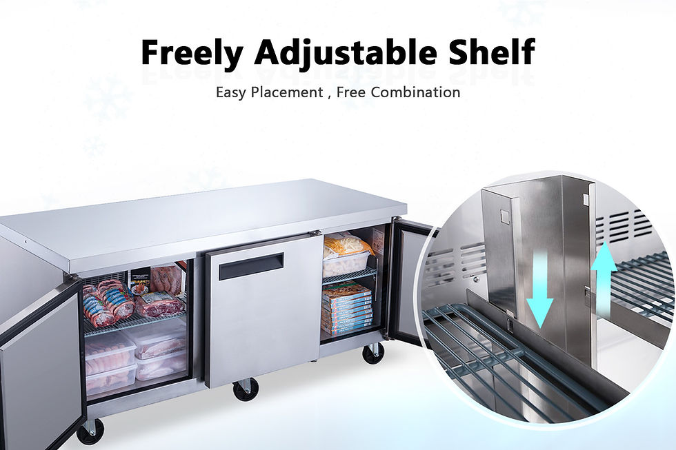 Thumbnail: TUC72R 72'' Undercounter Refrigerator with Solid Doors