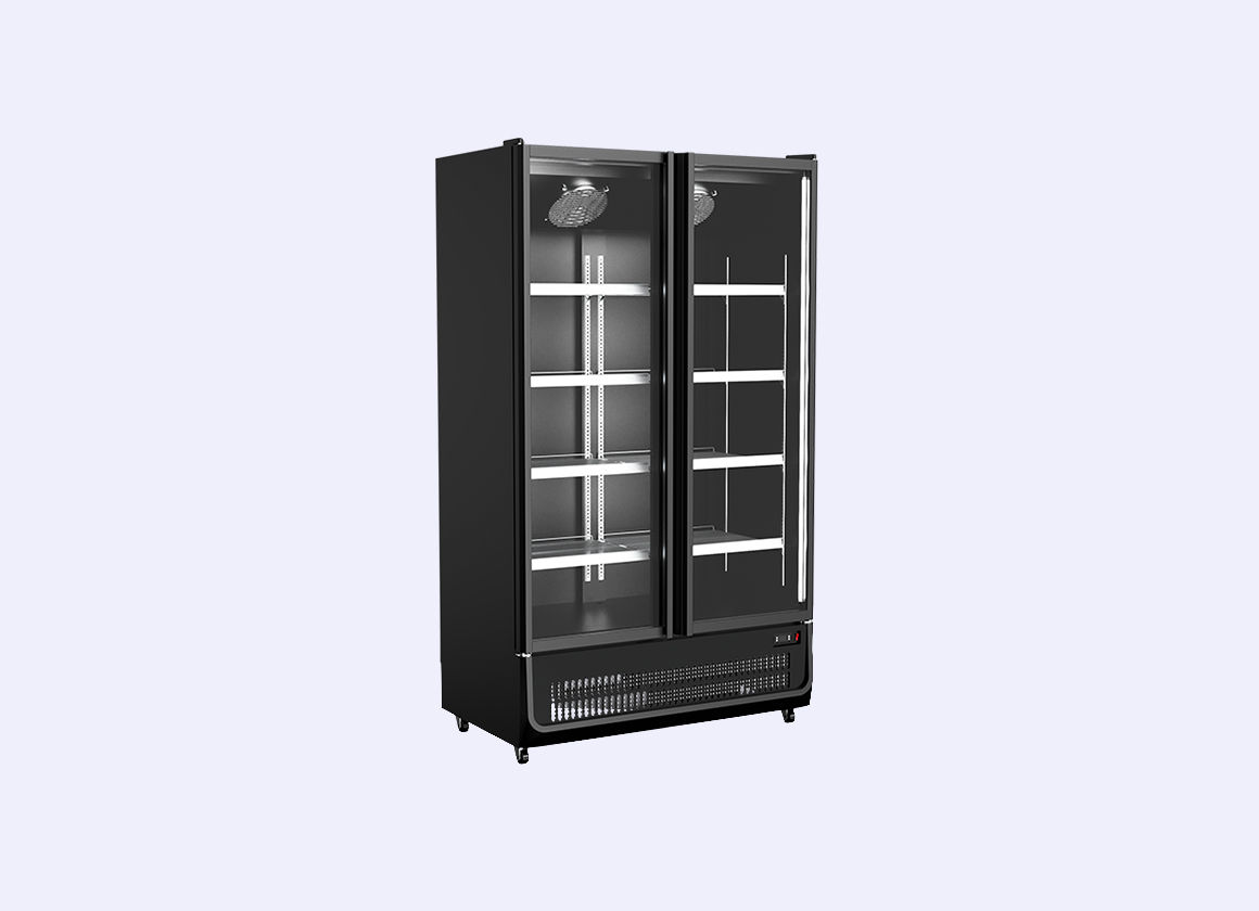 NBC-1000HD Sliding Glass Door Merchandiser Refrigerator