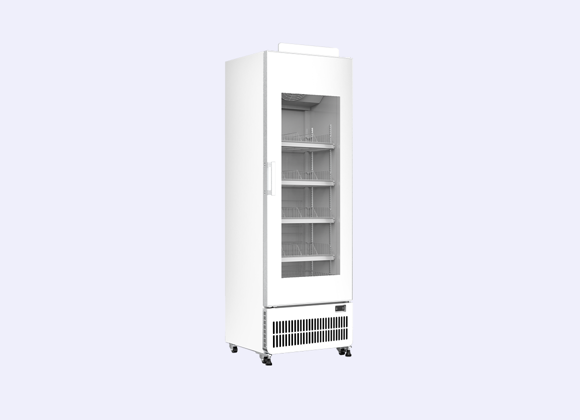 ICV-BC-430 Ice cream vertical display cases with LCD screen