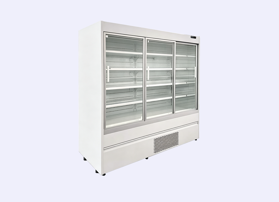 OA-XD-2500 Plug-in multideck open air cooler with sliding Door