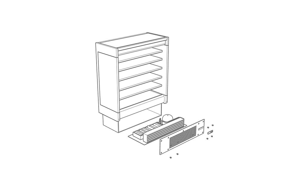 Thumbnail: Model P Vertical Open Cabinet