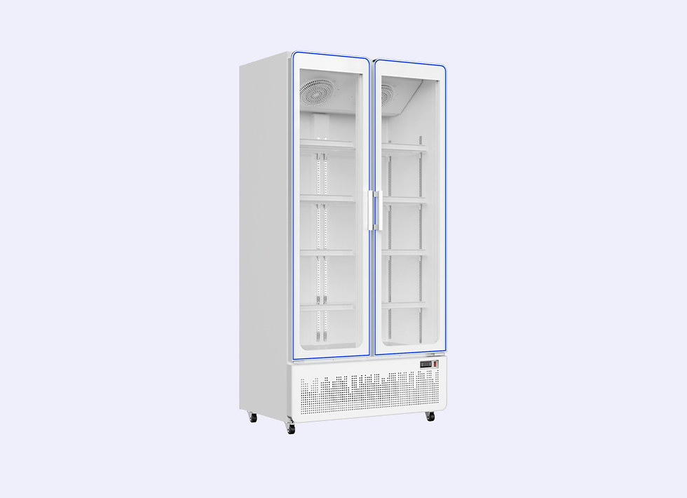 Thumbnail: BCV-BA-850  Bottle cooler vertical display cases with ambient light