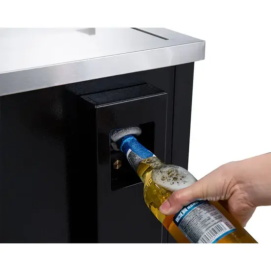 الصورة المصغرة: DHBC36 36" Black Horizontal Bottle Cooler