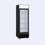 الصورة المصغرة: DSM-15R Black Swing Glass Door Merchandiser Refrigerator with LED Lighting